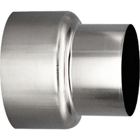 Raccordo riduttore per canna fumaria in acciaio inox Ø 80 mm / Ø 60 mm (1 pezzo) (1/4)
