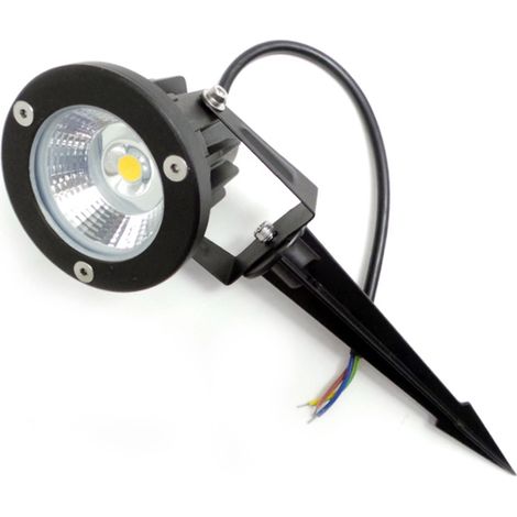 Faretto led picchetto 6w da esterno Cob con staffa F16-COB6W SilampLuce Fredda 6400k (1/5)