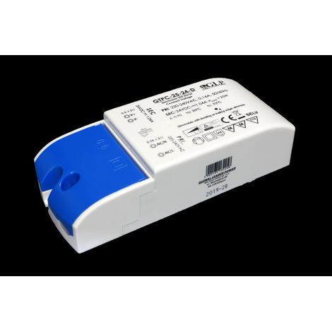 Alimentation LED Triac 25W 24V dimmable à tension constante