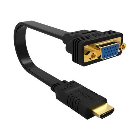 Câble adaptateur ewent hdmi a vga 20cm - male - male