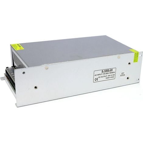AC 170-250V to DC 24V 41.6A 1000W Voltage Transformer Regulated Switching Power-Supplys Adapter Conv (1/2)