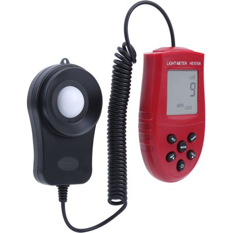 Medidor de lux digital portátil de alta precisión con selección automática de rango HS1010A (1/5)