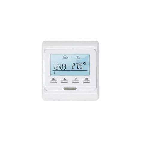 Thermostat d'ambiance programmable avec sonde 16A pour chauffage électrique au sol, thermostat numérique pour chauffage électrique au sol