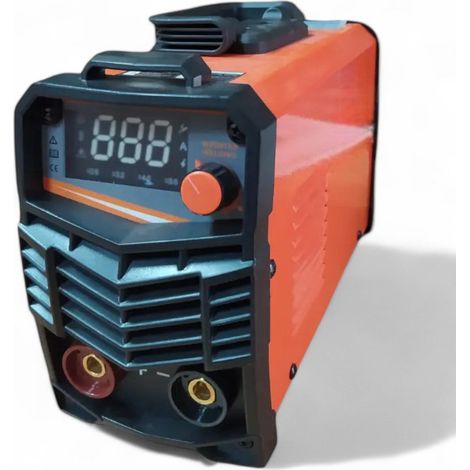 Saldatrice inverter 140 amp corrente continua elettrodi rutilici protezione termostatica alimentazione 230v regolazione 20 140 amp (1/5)