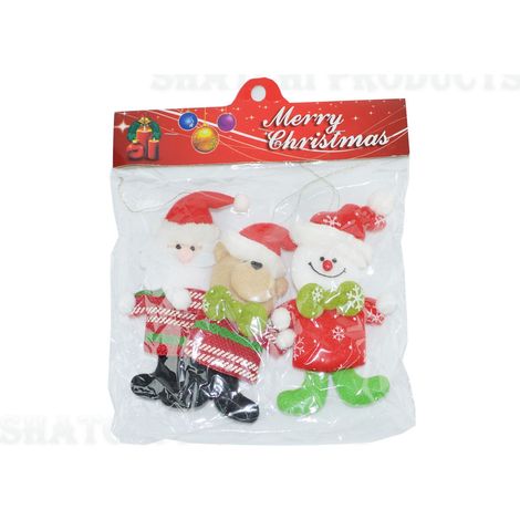 Christmas Tree Hanging Decorations 3 Xmas Decorations 6116  Xmas Stocking Fillers (1/5)