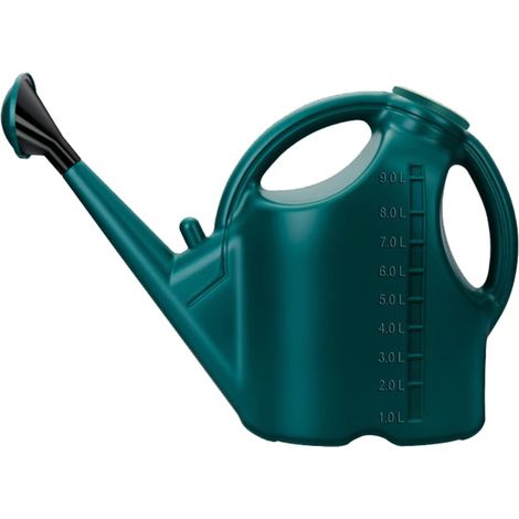 Arrosoir - 9 L - Tête Pulvérisatrice Détachable - Pour Intérieur Et Extérieur - Usage Jardin Potager Balcon - Rouge (1/5)