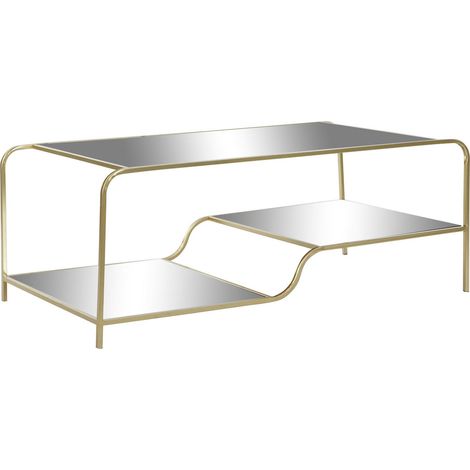 Table basse élégance dorée et design moderne - Doré mat élégant (1/5)