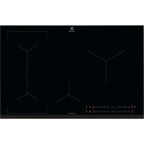 Electrolux – Table de cuisson à induction 78 cm 4 feux – EIL83443 – Fonction Bridge pour grandes casseroles – Hob2Hood pour extraction automatique
