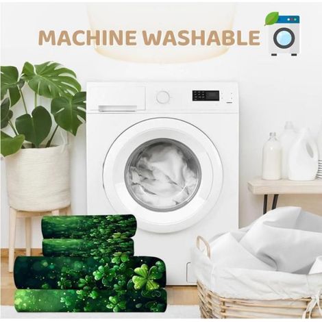 Housse De Couette - Microfibre - 140x200 Cm - Imprimé Plantes - 1 Piece (1/4)