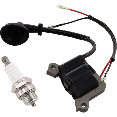 Bobine d'allumage avec bougie pour débroussailleuse 2 temps 52cc – Moteur 3 ch – Compatible 4 en 1 / 5 en 1 – Accessoire professionnel (1/5)