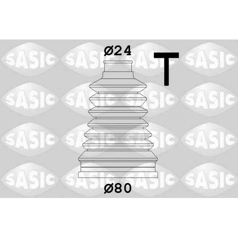 Jeu de joints-soufflets, arbre de commande Sasic 4003440 RENAULT 7701034800
