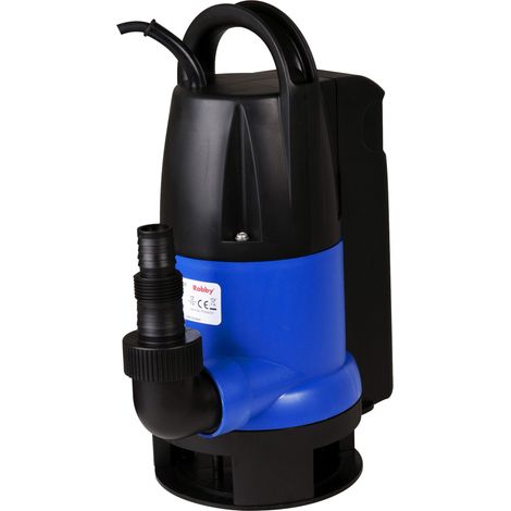 Robby – Pompe immergée automatique 550W pour eaux claires et chargées – Débit max 10000l/h – Hauteur de refoulement 7m – VP550W