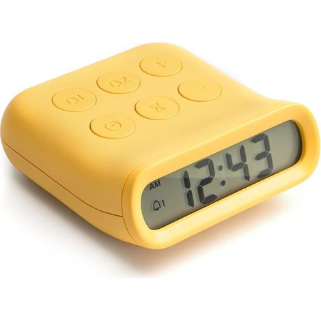 Réveils électroniques, Snooze, Minutes, Calendrier de la Date, Table de Chevet, Installation Facile pour la Maison, la Chambre à Coucher, la Cuisine,Oi-FRIS (1/5)
