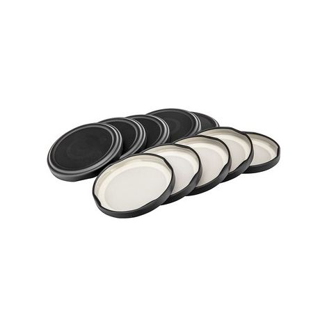 Selgros111 Tapones fi 66 - 10 uds. Negro mate