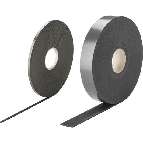 Illbruck TN126 Elastozellband Vorlegeband(Weichmacherfrei) 9x3 mm 20m schwarz