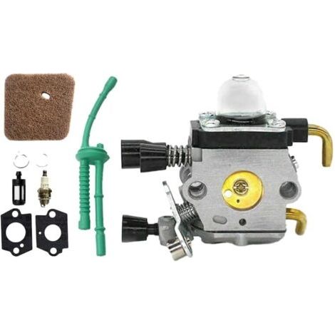 Ce carburateur est compatible avec les tondeuses/coupe-bordures Stihl HS45 FS 38 FS55 FS 45 FS46 FS55RC HL45 FS46C KM55 FS45C FS55C et peut remplacer les modèles C1Q-S97 et C1Q-S186. (1/5)