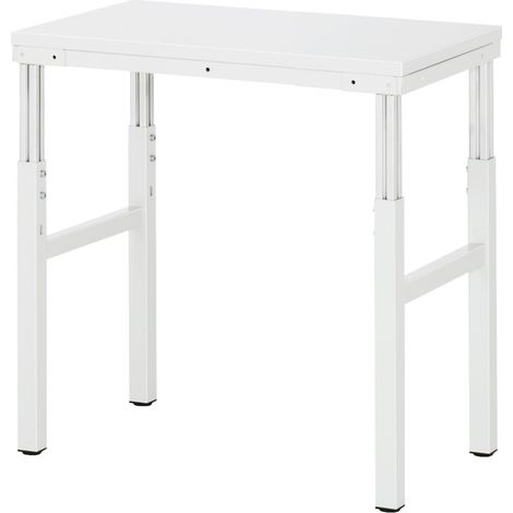 Rau Basis-Arbeitstisch Melamin BxTxH 700x500x650-1000mm (1/2)
