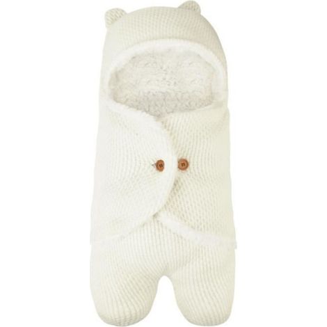 Sac de couchage - - Cocon - Blanc - Acrylique - Coton - Polyester (1/4)