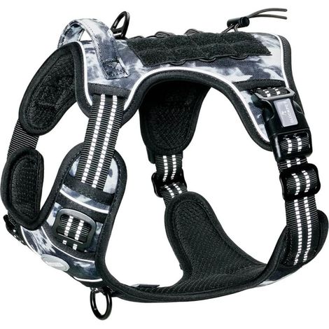 Pettorina tattica per cani di taglia media e grande, antistrappo, riflettente, per uso professionale, taglia L, Glückpet (1/5)