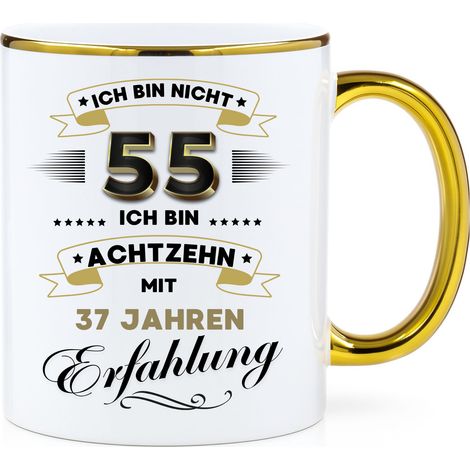 Tazza divertente, regalo per il 55° compleanno (1/2)