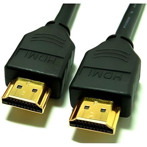 Câble HDMI - STRAßE TECH - 3m - Plaqué or - 5Gbps - Transfert vidéo et audio