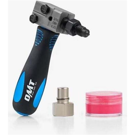 Outil d'Évasement Double Kit d'Outil d'Évasement de Tuyaux de Freins pour Tubes 3/16" SAE à 45 Degrés Automobile pour Tubes en Cuivre Acier Nickel (1/5)