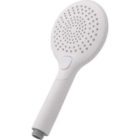 Doccetta tonda 26,5 cm in ABS bianca con 3 getti Hidra (1/3)
