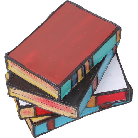 Lampe de bureau artistique empilée colorée pour le plaisir la (1/5)