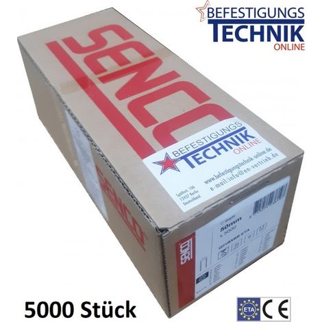 Senco Q6774/50 mm Q21 BXBB-ETA Klammern verzinkt SQS55 XP Prebena Q BeA 180 5M KL-39"-"EN11074