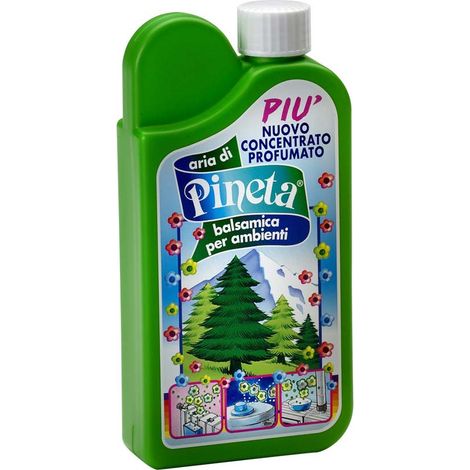 Confezione da 12 pezzi: Aria balsamica per ambienti con sostanze balsamiche e olii essenziali, Pineta 1 flacone da 200 ml