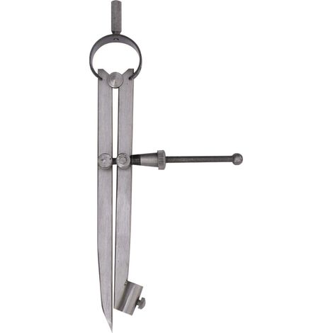 TOPCAR - Compas de mecanicien droit 200mm avec porte crayon - 14312 - Ce produit de marque DRAKKAR est neuf.
