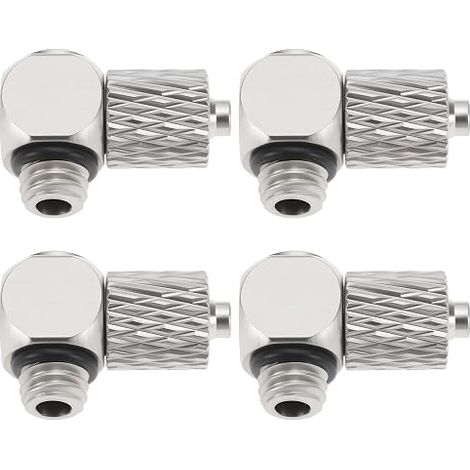 4 Pcs Hydraulic 90° Elbow Fittings M5 Suitable For 4mm Diameter Outdoor Pipes (1/5)