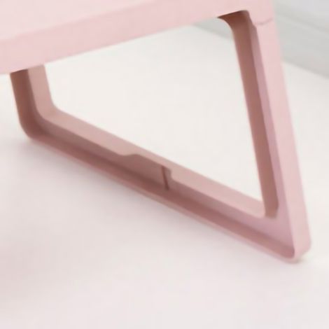 Bureau minimaliste et créatif pour ordinateur portable, bureau de lit pliable et facile à utiliser, bureau d'étude idéal pour les étudiants en résidence universitaire, rose, 68 x 35,8 x 27,5 cm (1/5)