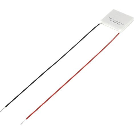 Elément Peltier TRU COMPONENTS TEC1-127050 1571721 15.4 V/DC 5 A 44.7 W (L x l x H) 40 x 40 x 3.9 mm 1 pc(s) (1/2)