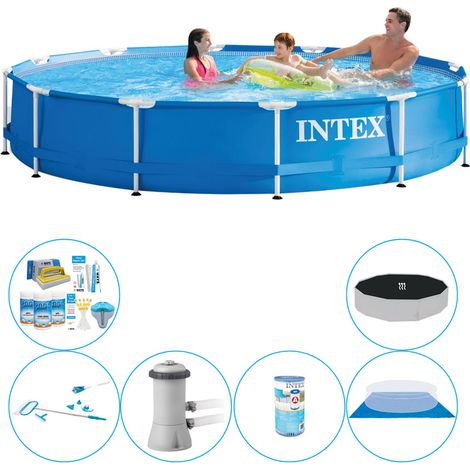 Intex Piscine Tubulaire Ronde - 366x76 cm - 6-pièces  S20482 (1/5)