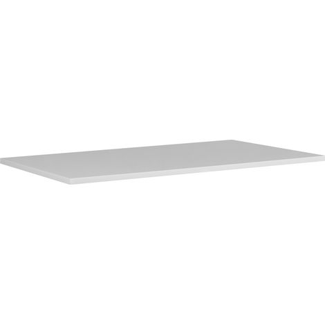 Rodan Waschtischplatte 100,6 x 46 x 1,6 cm, Weiß, wasserabweisende Schichtstoffplatte, feuchtraumgeeignet, für Aufsatzwaschbecken