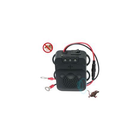 Ultraschall-Autoabwehrgerät mit LED-Blitzlicht, für Auto, Garage, Nagetiere, Mäuse, Schädlinge, Haus, Dachboden, Camping – 1 Stück, 8,58 x 14,1 cm