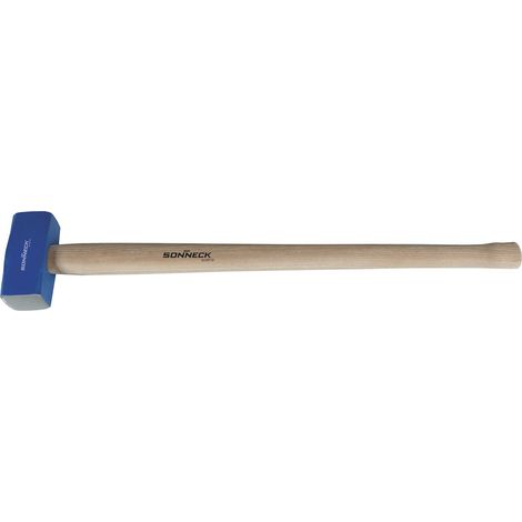 Sonneck Steinschlegel 3kg - Steinschlägel für den Dauereinsatz mit 700mm Eschenstiel, Stahl geschmiedet