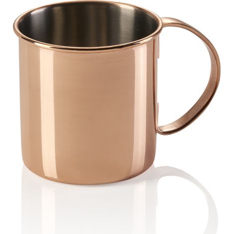 Gobelet Moscow Mule 0,45 ltr Ø 9 cm H 9 cm bronze inox PVD lot de 2 - Was Germany (1/2)