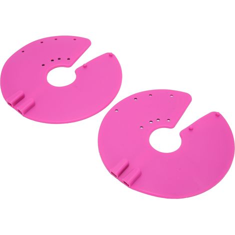 2 électrodes pour la poitrine, compatibles avec les appareils de massage TENS et de physiothérapie, 15,5 cm / 6,1 pouces (1/5)