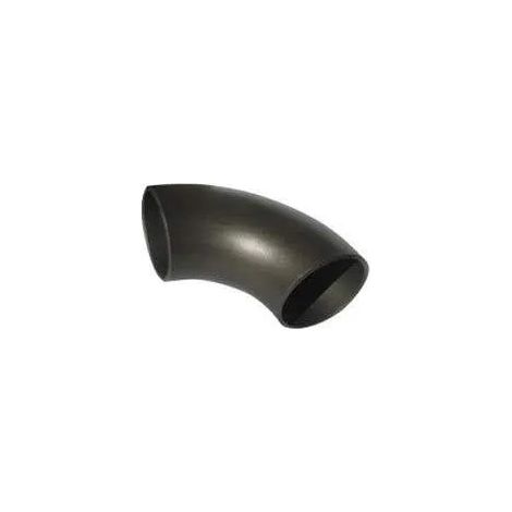 Curva a 90° in acciaio nero da saldare in 15x21