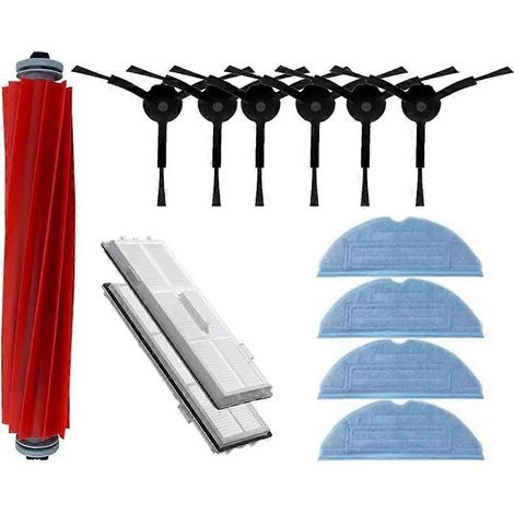 Filtre pour aspirateur brosse pour aspirateur Filtre de brosse pour aspirateur filtre de Roborock S7 S70 S7Max T7S Plus Aspirateur – Main Brosse HEPA Filtre Serpillière PadAccessories (1/5)