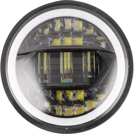 5,75-Zoll-LED-Motorradscheinwerfer, 20000 Lumen ultrahell, IP67 wasserdicht, mit H4-H13-Adapter (1/5)
