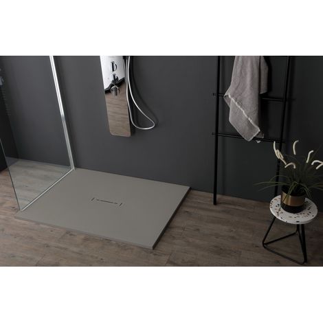Piatto doccia Ardesia Plus 2,6cm grigio matt 70x90cm (1/2)