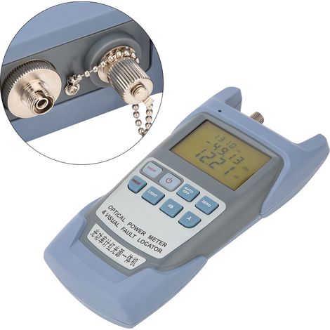 -70 bis +10 dB Glasfaser-Wattmeter, Glasfaser-Netzwerktester mit FC/SC-Schnittstelle für Kabelfernsehen, Videoüberwachung und Telekommunikationstests. Batterie nicht im Lieferumfang enthalten. (1/5)