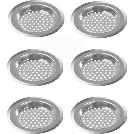 6 Filtres Évier Acier Inox pour Cuisine Salle Bain (1/5)