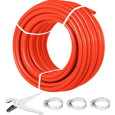 VEVORR 1/2" 90m Tuyau PEX Barriere Oxygene O2 EVOH Chauffage au Sol Eau Chaud (1/5)
