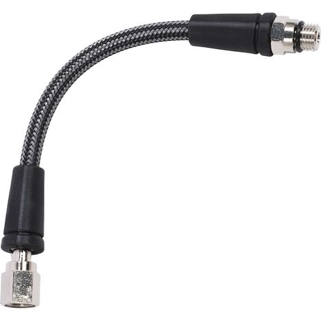Tuyau de plongée haute pression flexible en fibre de carbone tressée, filetage 7/16 20UNF, 20 cm (1/5)