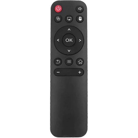 1 télécommande pour projecteur, compatible HY320 PRO, plastique noir, piles AAA requises (1/5)