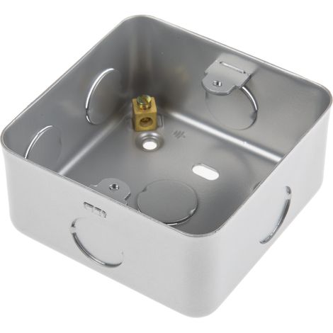 Boîtier 1 poste RS PRO blindé, BS, montage En saillie, IP20 ( Prix pour 1 ) (1/2)